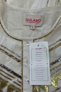 White cotton kurta by Gulabo by Abu Sandeep (3)