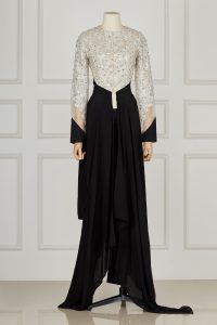 Black embellished jacket set by Anamika Khanna (1)