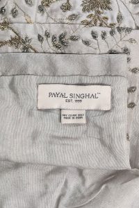 Grey embroidered jacket lehenga set by Payal Singhal (5)