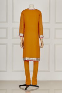 Orange embellished kurta set by Abu Jani Sandeep Khosla (3)
