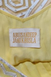 Yellow georgette anarkali set by Abu Jani Sandeep Khosla (5)