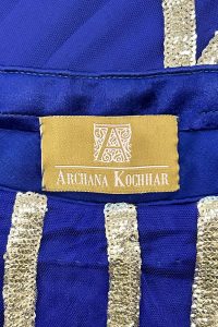 Blue embroidered lehenga set by Archana Kochhar (6)