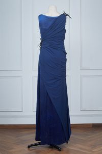 Blue feather accented gown by Archana Kochhar (2)