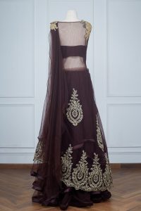 Brown embroidered gown by Archana Kochhar (2)