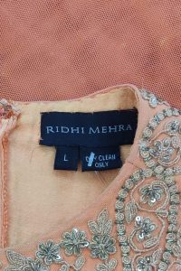 Coral embroidered kurta set by Ridhi Mehra (5)