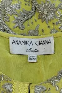 Yellow embroidered kurta set by Anamika Khanna (4)