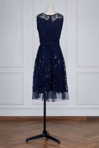 Blue floral sequin embellished dress by Pankaj & Nidhi Couture (2)