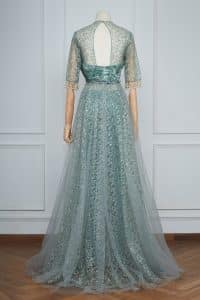 Aqua sequin embroidered anarkali gown set by Cedar & Pine (2)