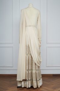Neutral embellished cape and gown set by Sabyasachi (3)