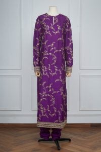 Purple thread and sequin embroidered kurta set by Sabyasachi (2)