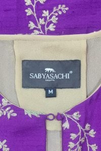 Purple thread and sequin embroidered kurta set by Sabyasachi (4)