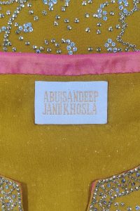 Yellow sequin embellished kurta set by Abu Jani Sandeep Khosla (4)