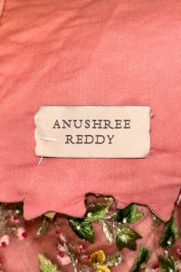 Pink floral embroidery lehenga set by Anushree Reddy (4)