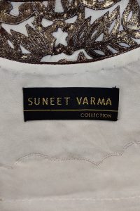 White artsy appliqued saree set by Suneet Varma (5)