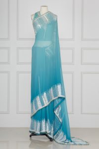 Blue ombre sequinned saree set by Tarun Tahiliani (1)