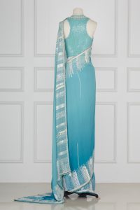 Blue ombre sequinned saree set by Tarun Tahiliani (3)