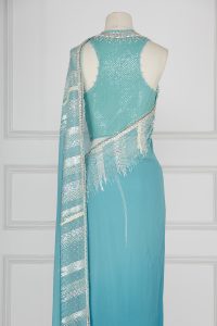 Blue ombre sequinned saree set by Tarun Tahiliani (5)