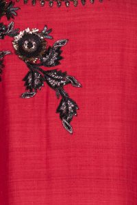 Red gota embellished kurta set by Balance by Rohit Bal (4)