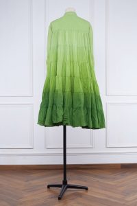 Green ombre tiered dress (2)