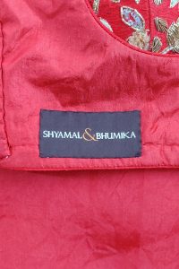 Red floral embroidered lehenga set by Shyamal & Bhumika (5)