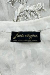 White sequin embellished jacket set (3)