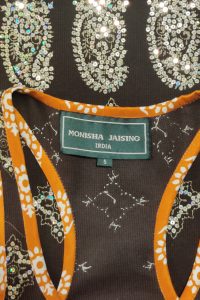 Brown sequin embroidered top (3)