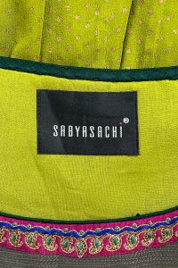 Green embroidered short anarkali set (4)