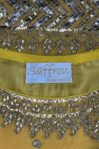 Yellow gota embroidered kurta set (4)