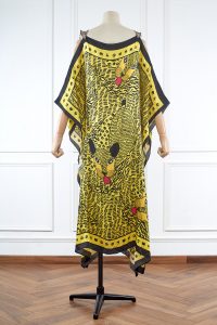 Yellow satin silk dress by Shivan & Narresh (2)