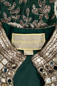 Green floral embroidered anarkali set by Manish Malhotra (1)