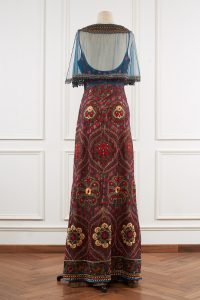 Multicolour embroidered gown and cape by J J Valaya (1)