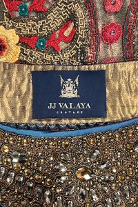 Multicolour embroidered gown and cape by J J Valaya (2)
