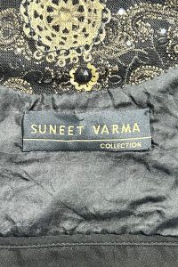 Black sequin embroidered lehenga set by Suneet Varma (5)