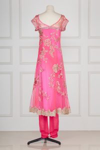 Pink floral embroidered anarkali set by Suneet Varma (3)