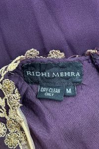 Purple floral embroidered jumpsuit by Ridhi Mehra (3)
