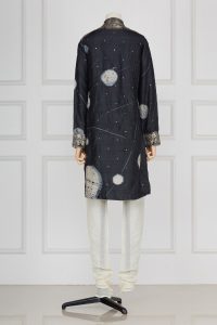 Grey tie-dye kurta set by Rohit Bal (3)